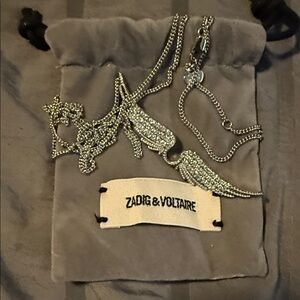 Zadig & Voltaire Silver Charm Necklace